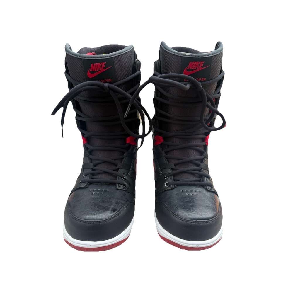 Nike vapen snowboard boots Red Black Size 8 - Picture 1 of 6
